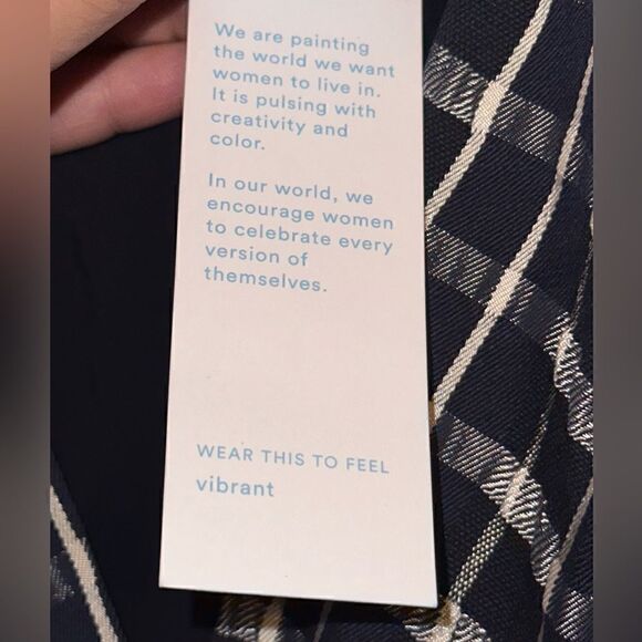 NWTs Tanya Taylor Nicola Puff-Sleeve Belted Check Mini Dress Size 2 - Picture 11 of 13